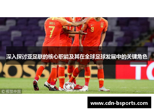 深入探讨亚足联的核心职能及其在全球足球发展中的关键角色